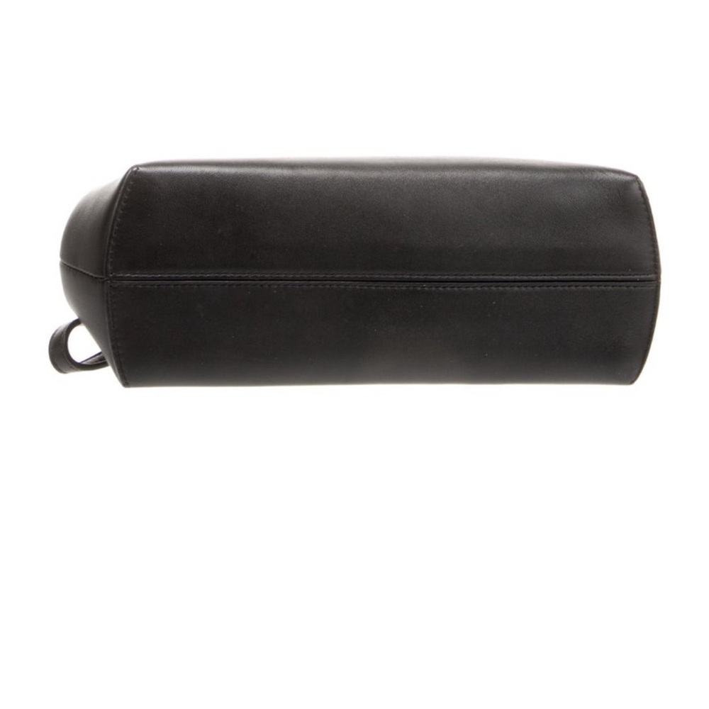Fendi Black Leather Clutch with Gold Accents - Picture 3 of 5